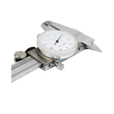 0-6" Imperial Calipers; 4 Way DIAL Caliper 0.001" Shock Proof - Stainless Steel