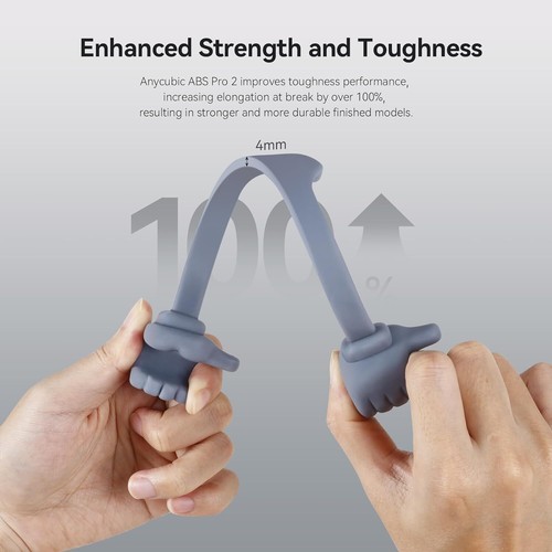 ANYCUBIC ABS-Like Pro 2 Resin 3KG/5KG/10KG 3D Printer Resin High Precision Lot