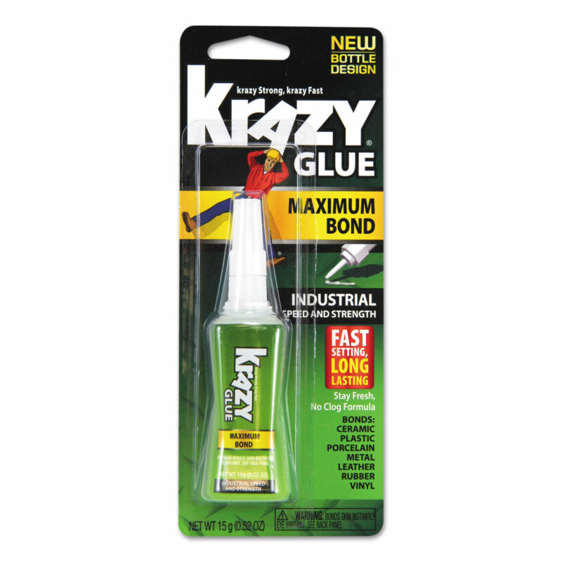 Maximum Bond Krazy Glue Clear 0.52 oz Tube KG48948MR