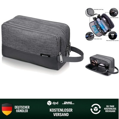 Kulturbeutel Herren, FITDON Reise Kulturtasche tragbare  Waschtasche