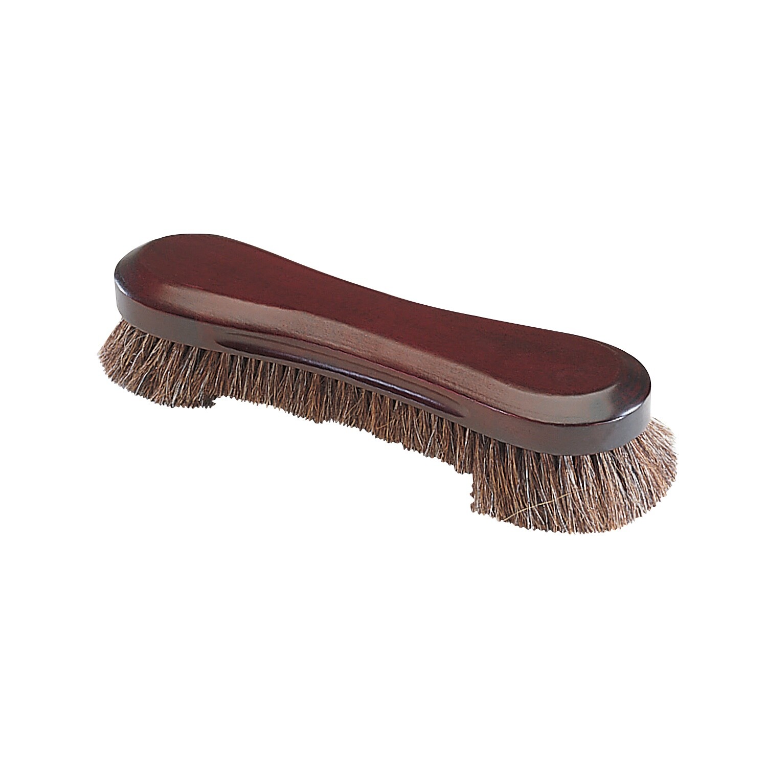 HJ SCOTT HORSEHAIR POOL TABLE BRUSH 10" MAHOGANY STAIN WOOD 