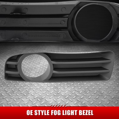 Для 05-10 Chrysler 300 OE Style Черная рамка противотуманной фары с левой стороны водителя