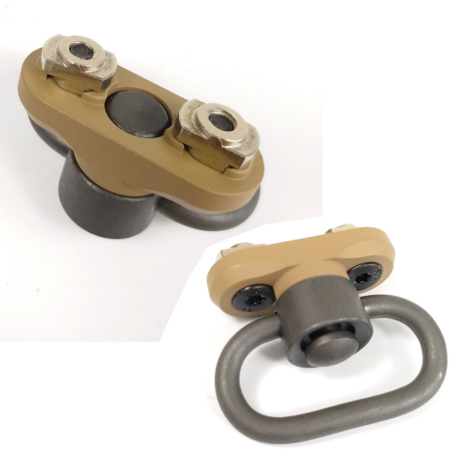 For MLOK Handguard Sling Adapter QD Sling Swivel Adapter Rail Mount