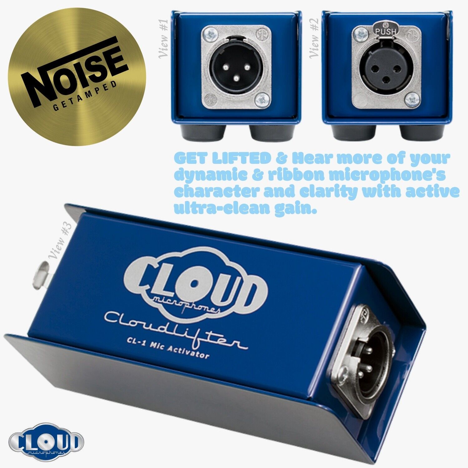 CLOUD Microphones CL-1 Cloudlifter 1-Channel Mic Activator CLOUD Microphones CL-1 Cloudlifter 1-Channel Mic Activator