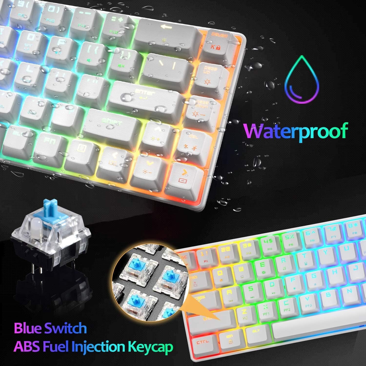 ZIYOU LANG MK14 Mechanical Gaming Keyboard and Mouse With RGB Mouse pad
