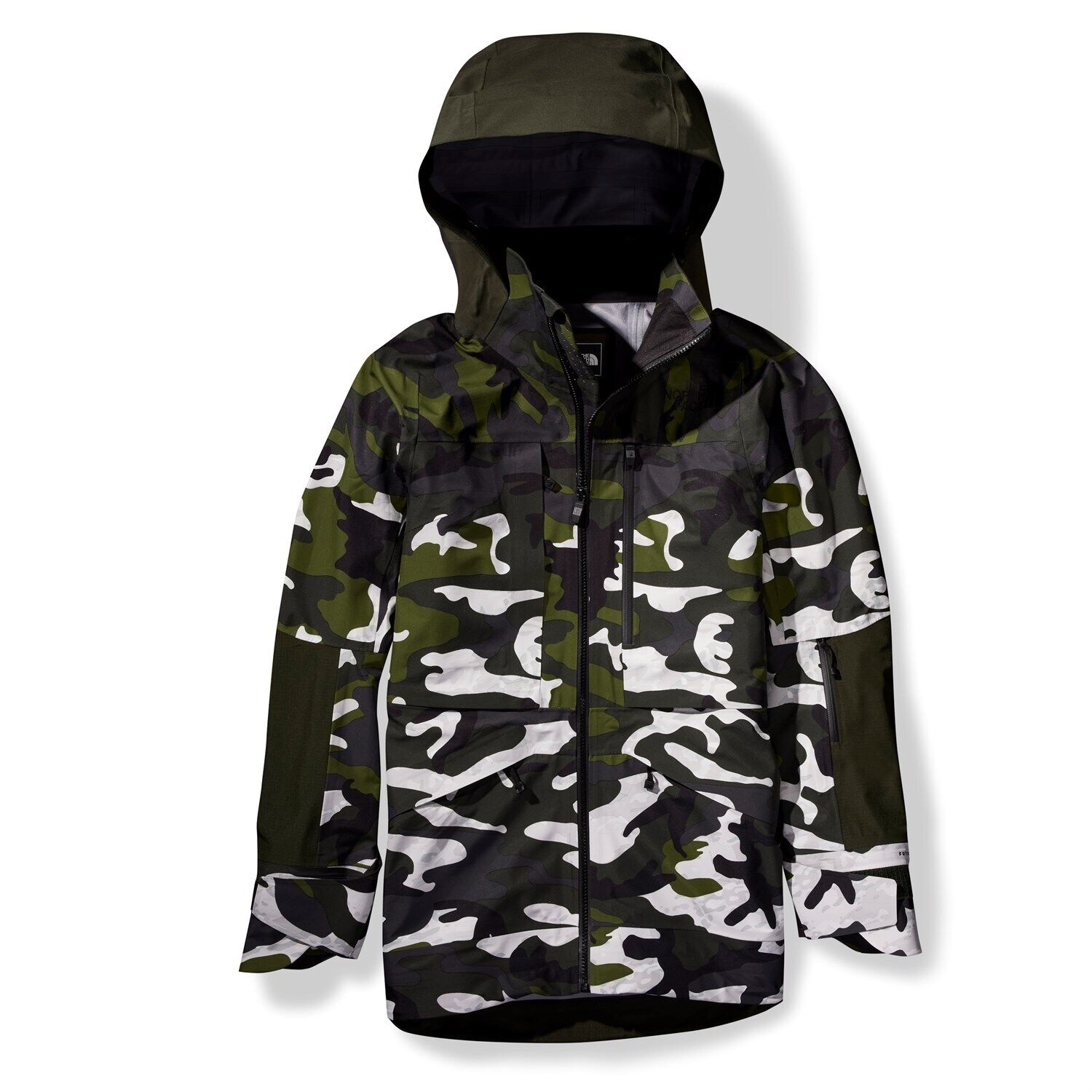 Pre-owned The North Face Women's Ski Jacket A-cad Futurelight Sizes S M Steep Series In Rocko Green Multi Camo Print