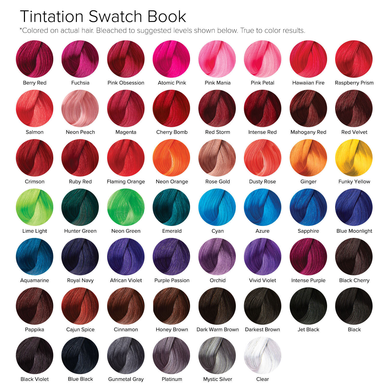 Kiss Semi Permanent Hair Color TINTATION - Select Color!!