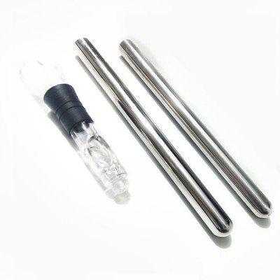 Mad Monkey 2000066 Wine Cooler Sticks, Plastic, Transparent