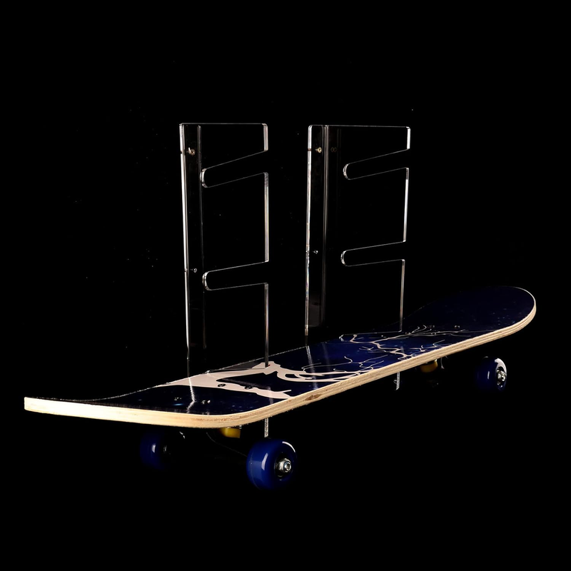 Skateboard Shelf Wall Mounted Skateboard Storage Rack Skateboard Bracket, Bearin