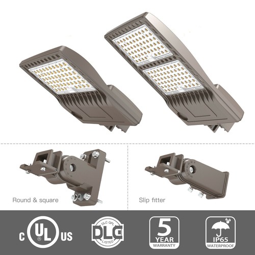 LED Parking Lot Shoebox Pole Lights 150W 200W 320W Street Area Flood Light 5000K