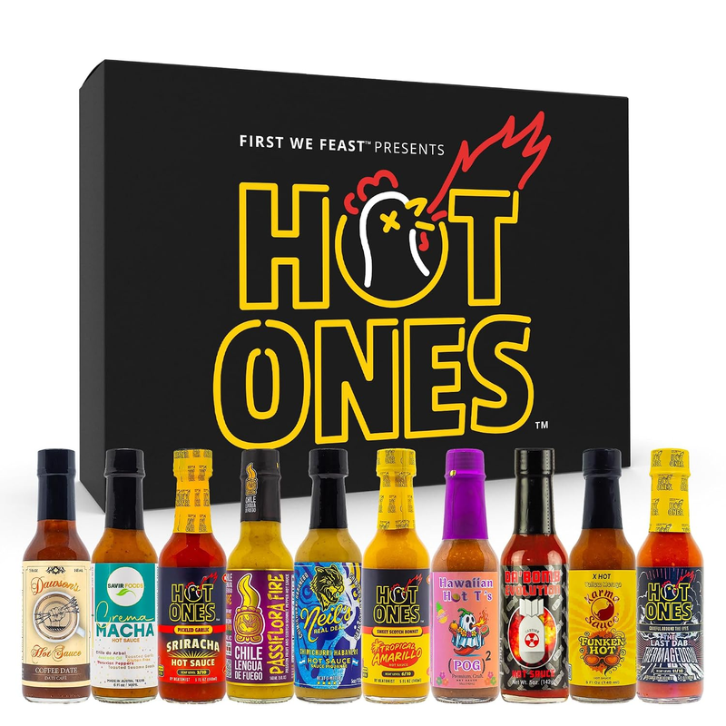 Hot Sauce Challenge - Season 28 - Hot Sauces Gift Sets - Variety Pack - Made wit