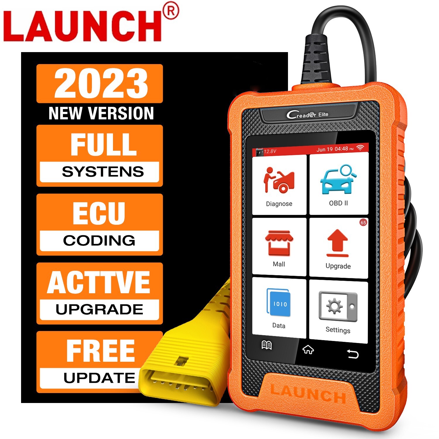 Купить Считыватель кода и сканер LAUNCH Creader Elite For Ford Code Reader  Bidirectional Diagnostic Tool Scanner, цена 16 890 руб — (285375800119), США