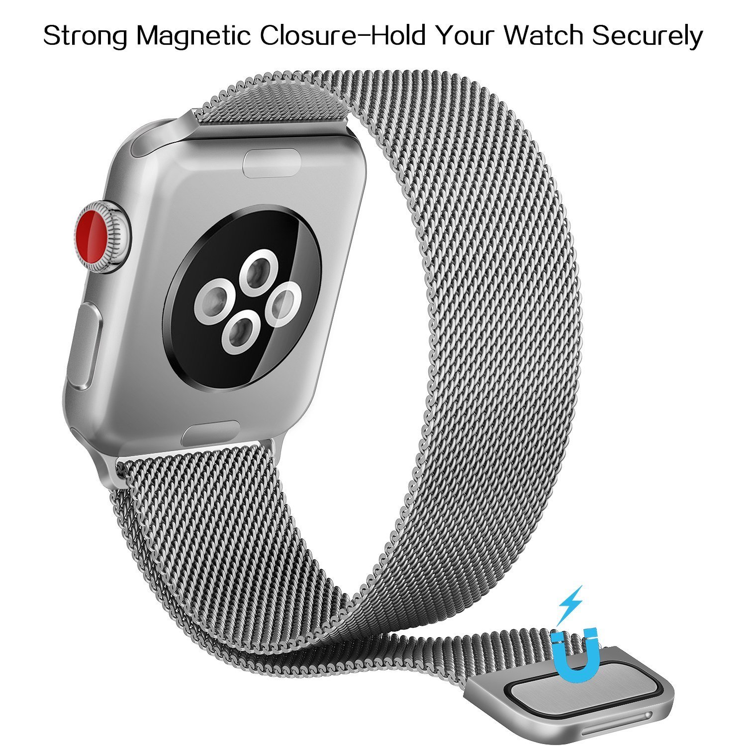 $1.49 Each - Apple Watch 38mm Stainless Steel Band - Case of 200 Bulk Wholesale