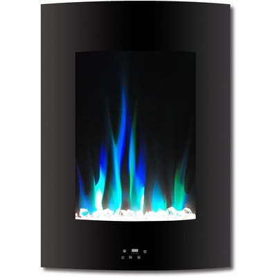 In Black With Multi-color Flame And