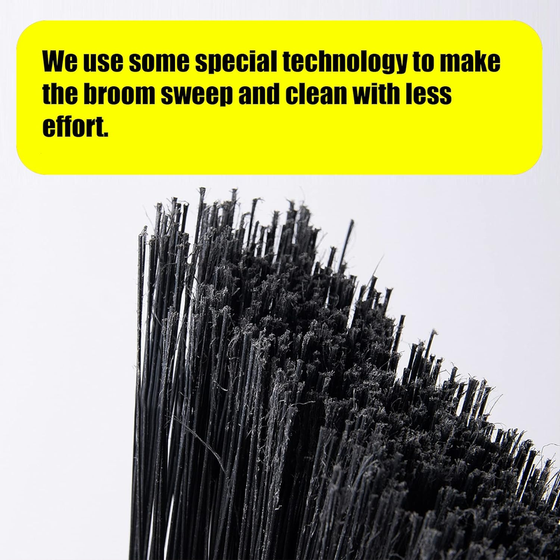 Heavy-Duty Broom Outdoor Commercial Perfect for Courtyard Garage Lobby Mall Mark