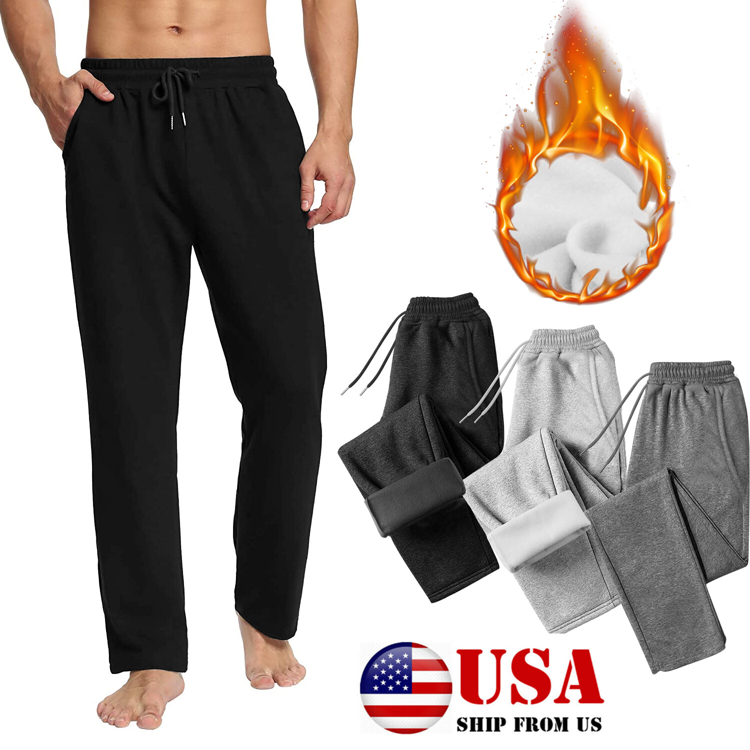 Loose Sport Workout Pocket Trousers Us