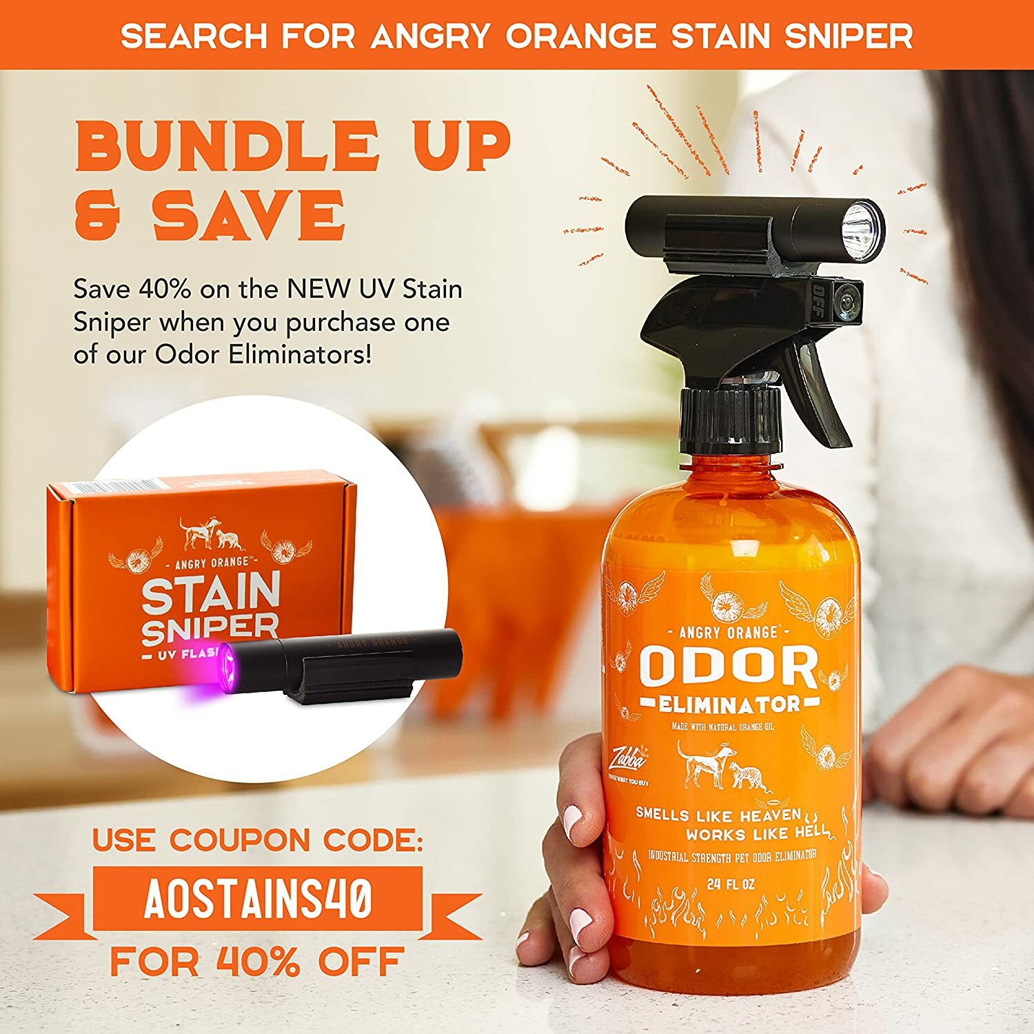 orange urine cleaner