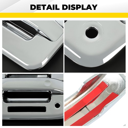 Fit 2004-2014 Ford F150 Chrome 4 Door (With Key Pad) + Tailgate Handle Covers