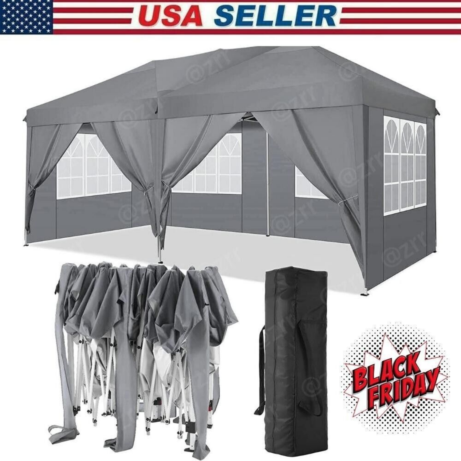 Tent Waterproof Gazebo Wedding Party Event Shelter Outdoor!