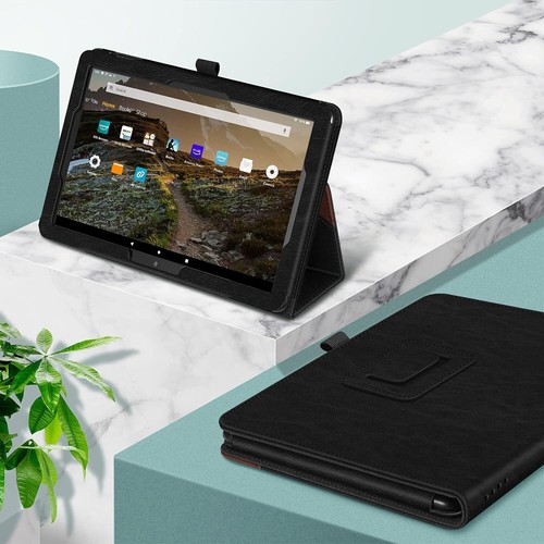 Folio Case for Amazon Fire HD 10/10 Plus Tablet 13th 2023/11th 2021 Stand Cover
