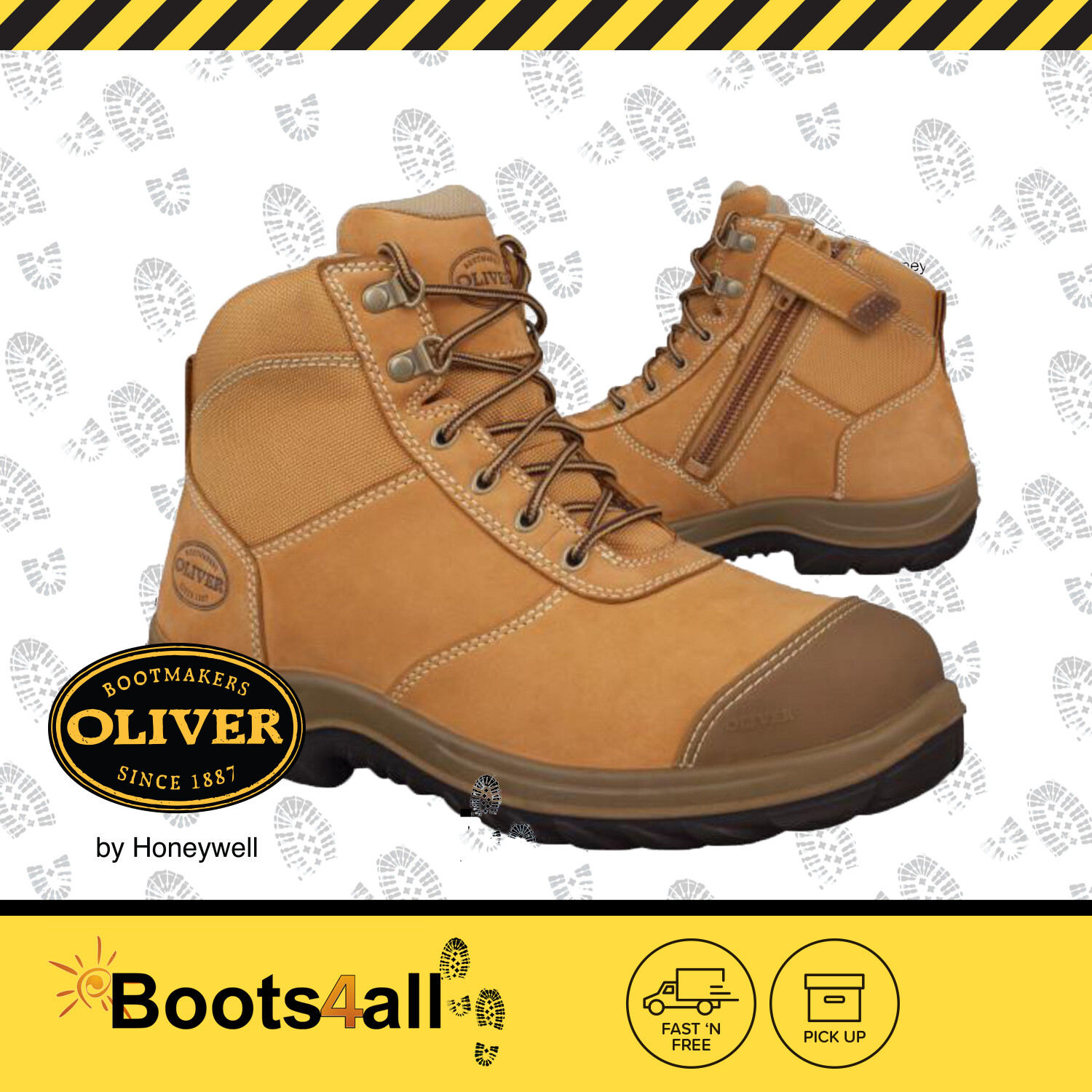 oliver zip side ankle boot