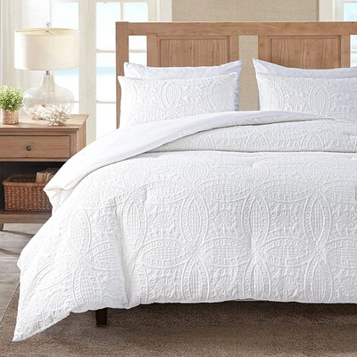 Queen Comforter Set Boho Bedding Mid Century Trendy Geometr