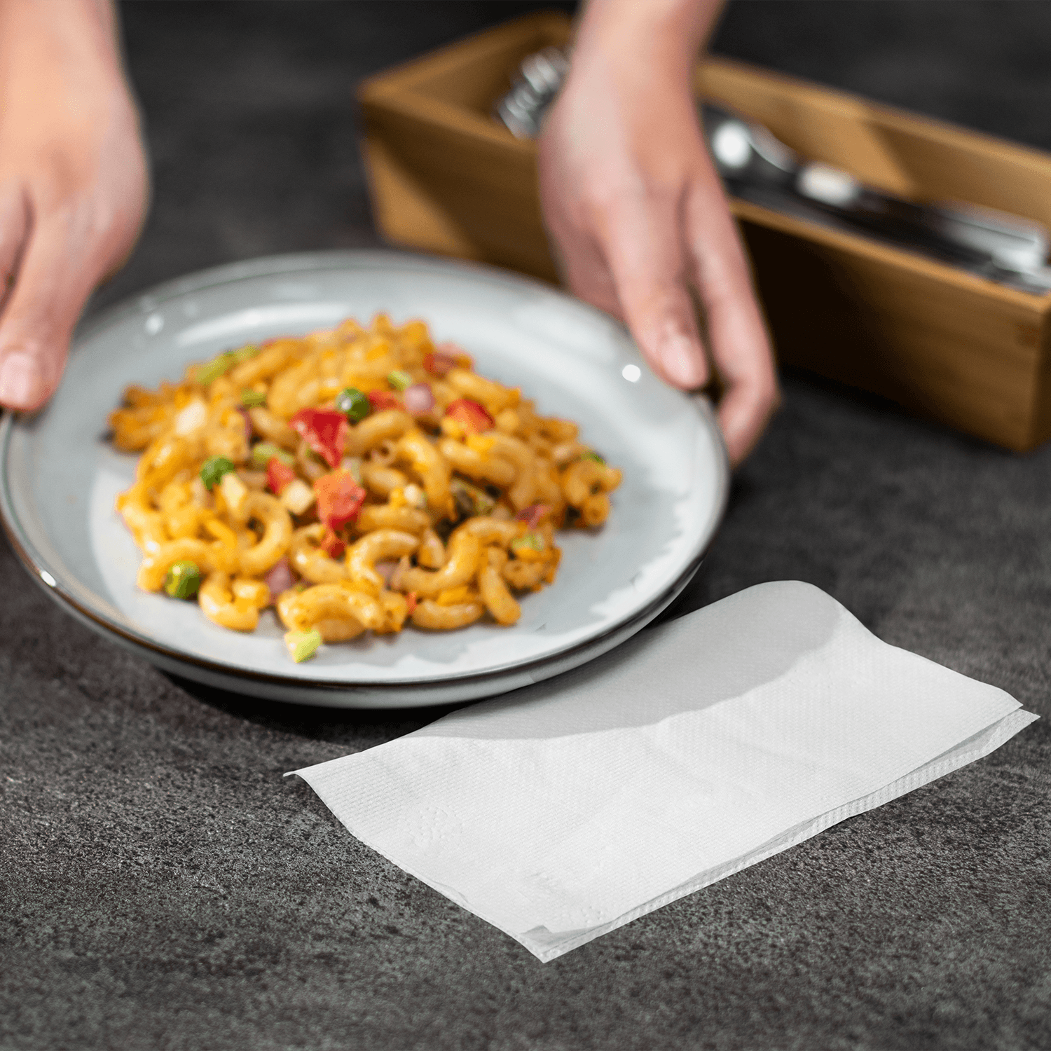 Karat 8"x6.5" Interfold Dispenser Napkins - White - 6,000 ct, KN-F86-2W