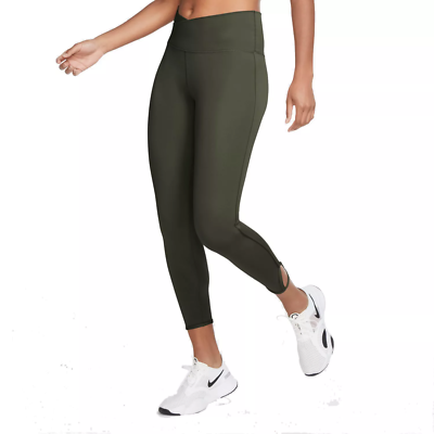 Nike Women's Yoga Cargo Khaki (Olive) 7/8 Legging (DJ0801-325