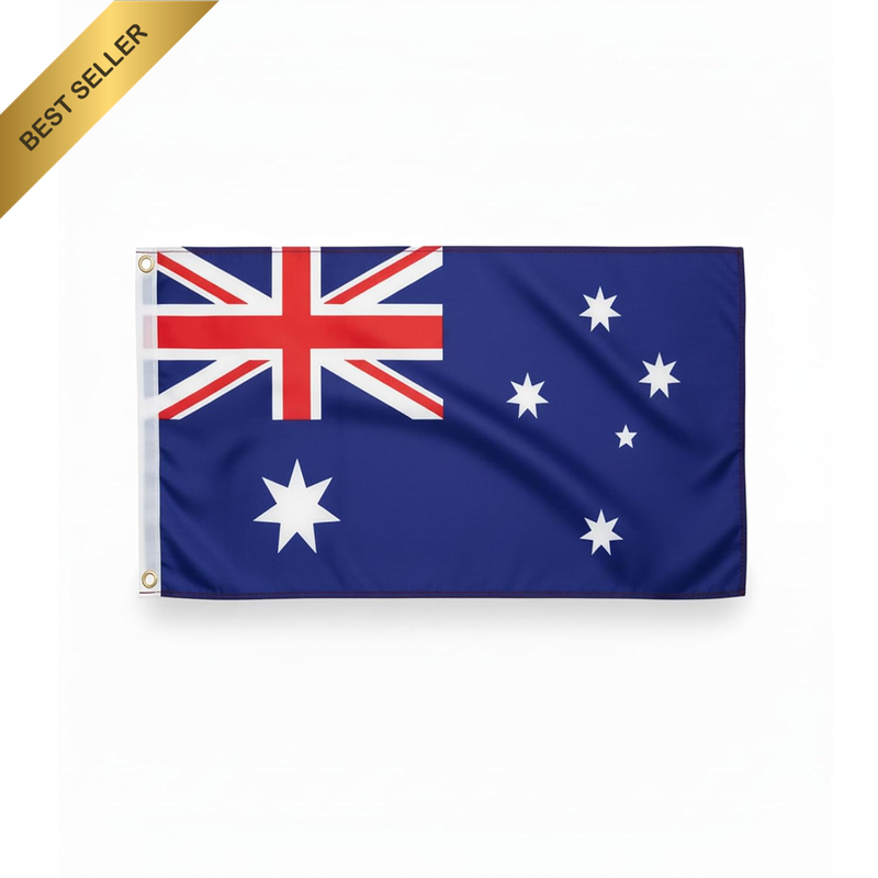 Australian Flag - Durable Australia Flag with Eyelets, 5Ft X 3Ft (150Cm X 90Cm)