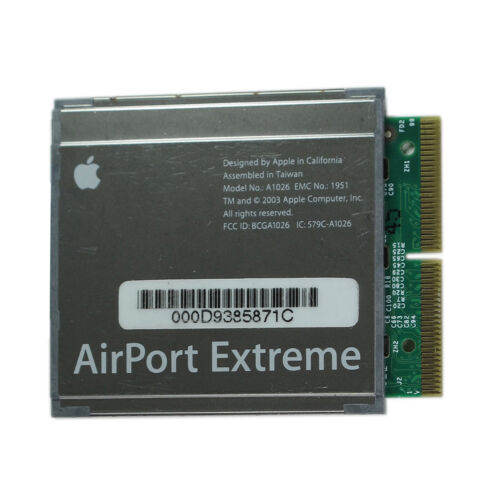 AirPort Extreme Card 802.11G For Apple iBook iMac PowerBook PowerMac A1026 G4 G5