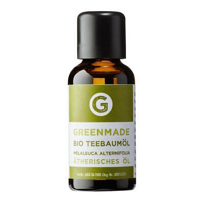 Bio Teebaumöl 10ml - 100% naturrein - kbA Qualität von greenmade
