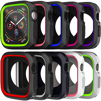 For Apple Watch iWatch Series 8 7 6 5 4 3 2 Heavy Duty Bumper Case