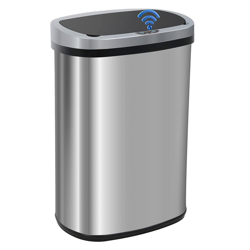 13 Gallon 50 Liter Kitchen Trash Can For Bathroom Bedroom Home Offic