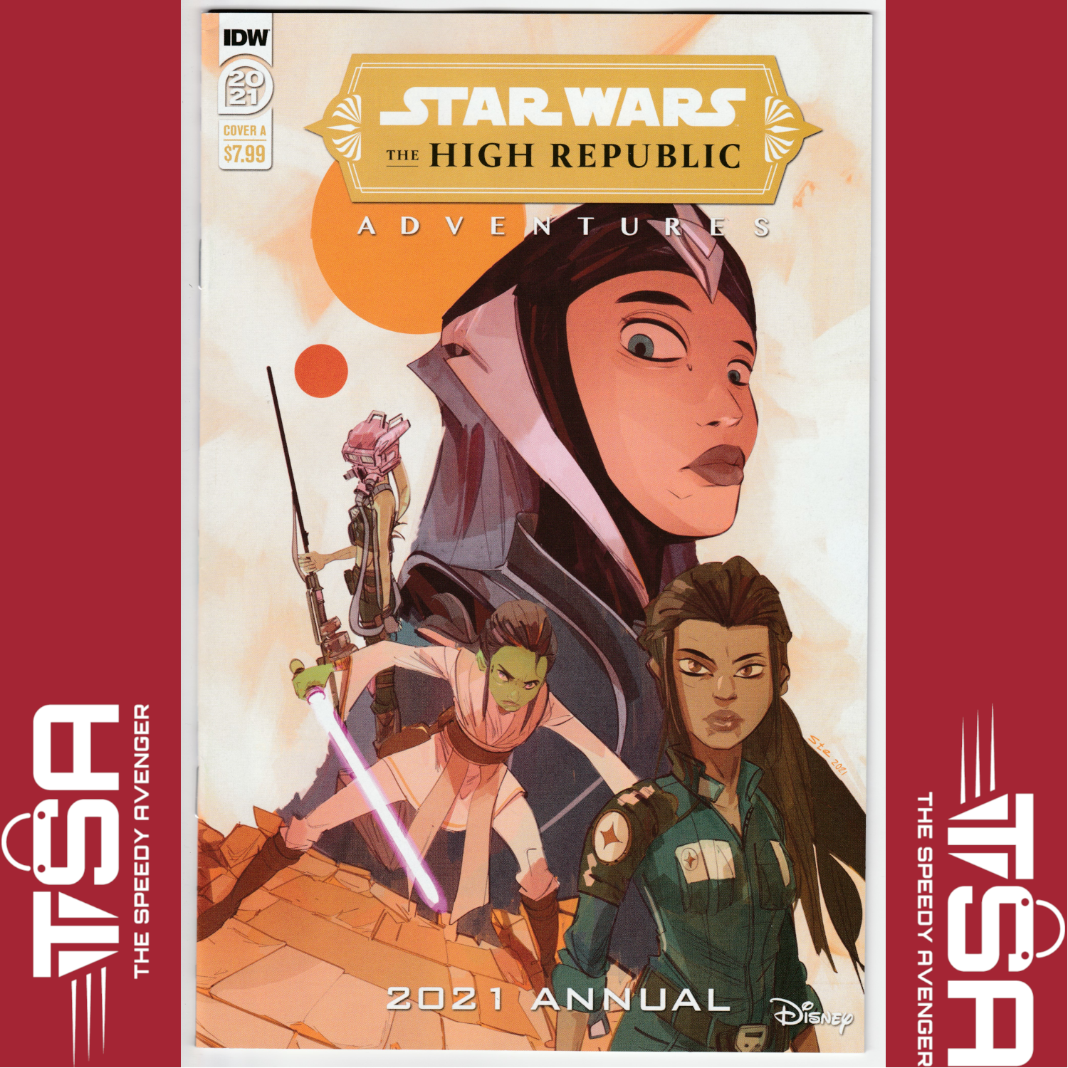 STAR WARS THE HIGH REPUBLIC ADVENTURES ANNUAL 2021 First App Key Ember Zettifar