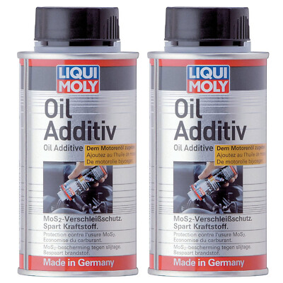 2x Liqui Moly 1011 Öl Additiv 125ml Öl Zusatz MoS2 Verschleiss Schutz