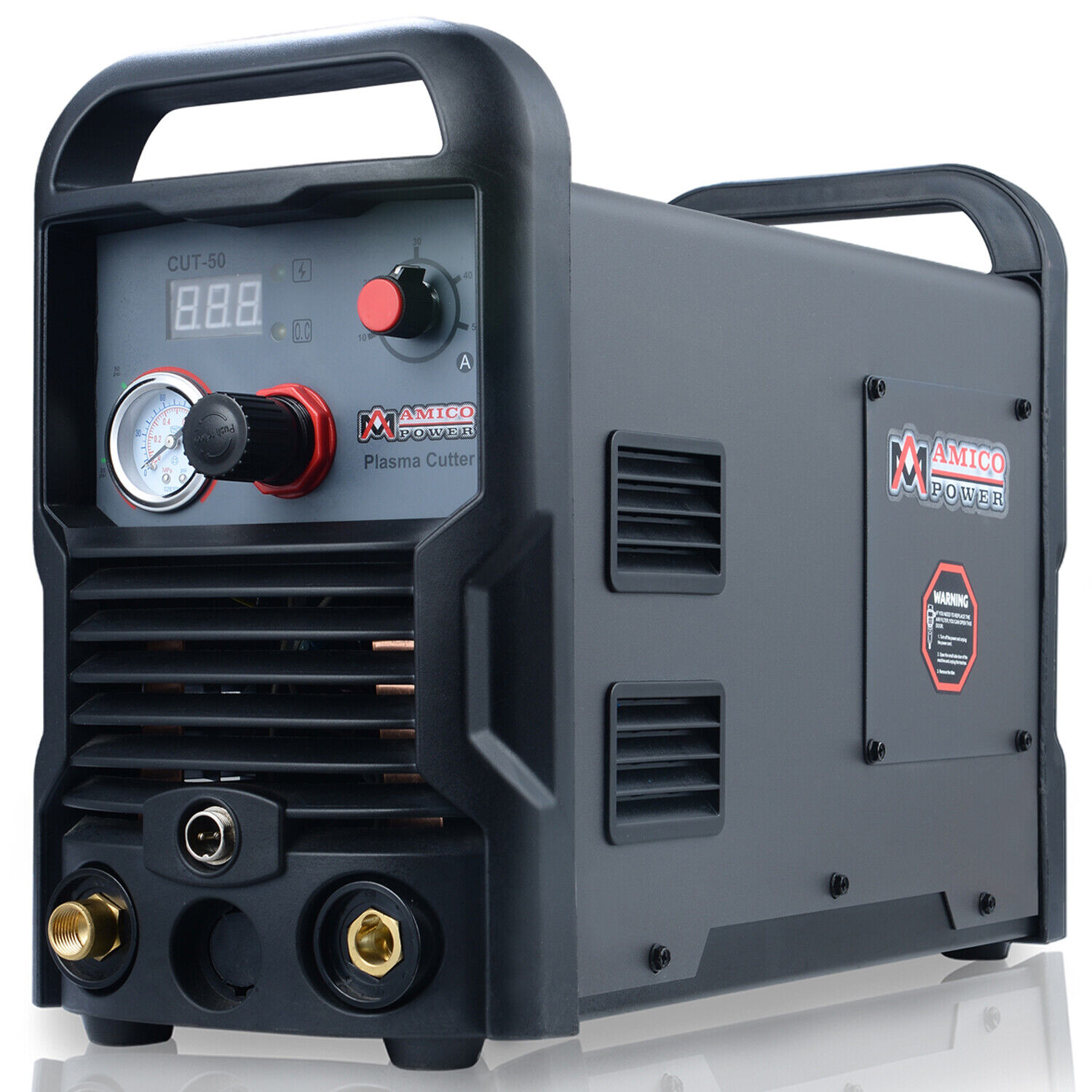 Amico CUT-50, 50 Amp Air Plasma Cutter, 110/230V Dual Voltage Inverter Cutting