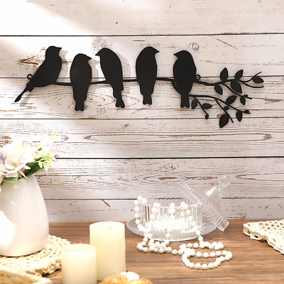 Metal bird wall art deals