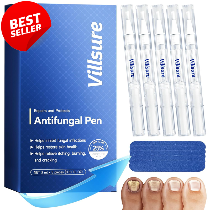 Toenail Fungus Treatment Pen 25% Undecenoic Acid Tea Tree Oil 5pcs - US