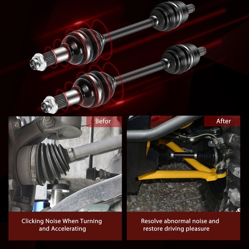 Rear For Yamaha Grizzly 700 2007-13 Grizzly 550 2009 -2014 CV Axle Drive Shaft