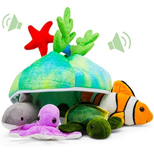 | Plush Sea Creatures Set | Set Of 4 Plush