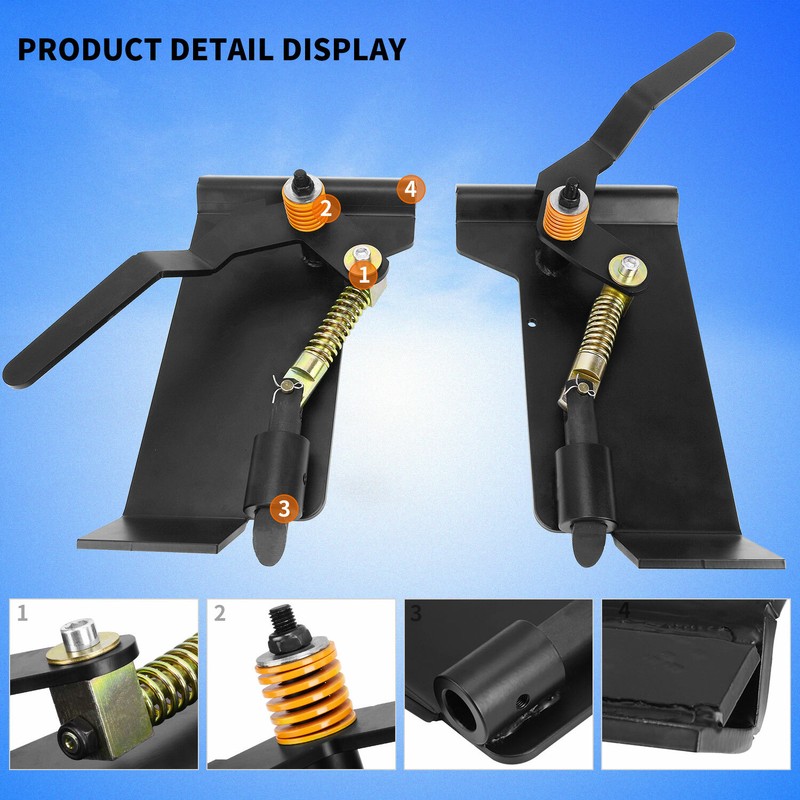 Quick Attach Plate Latch Box Skid Steer Loader Heavy Duty Conversion Adapter