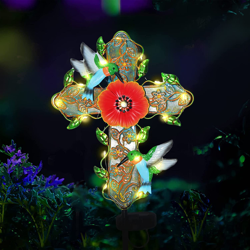 Outdoor - Solar Cross For Cemetery Grave Decorations M