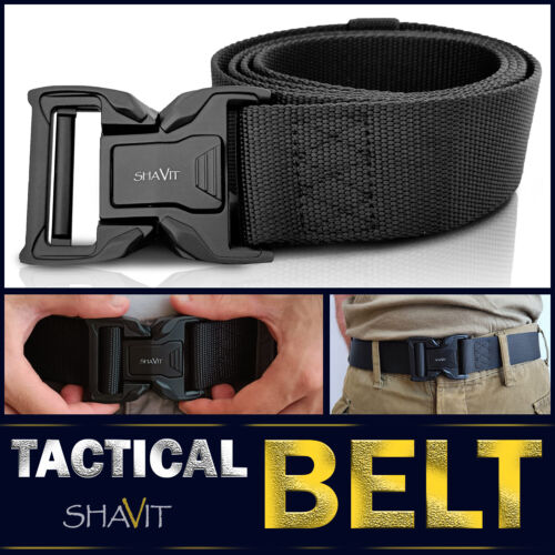 Men Tactical Belt Military Quick-release Hiking Rigger Hunt Work Belts For Men