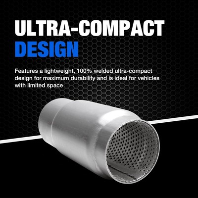 Dynomax 24250 Race Bullet Mini Muffler