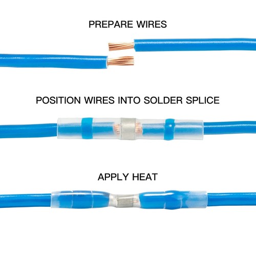 400/100x Waterproof Solder Seal Sleeve Heat Shrink Wire Connectors Terminal kits