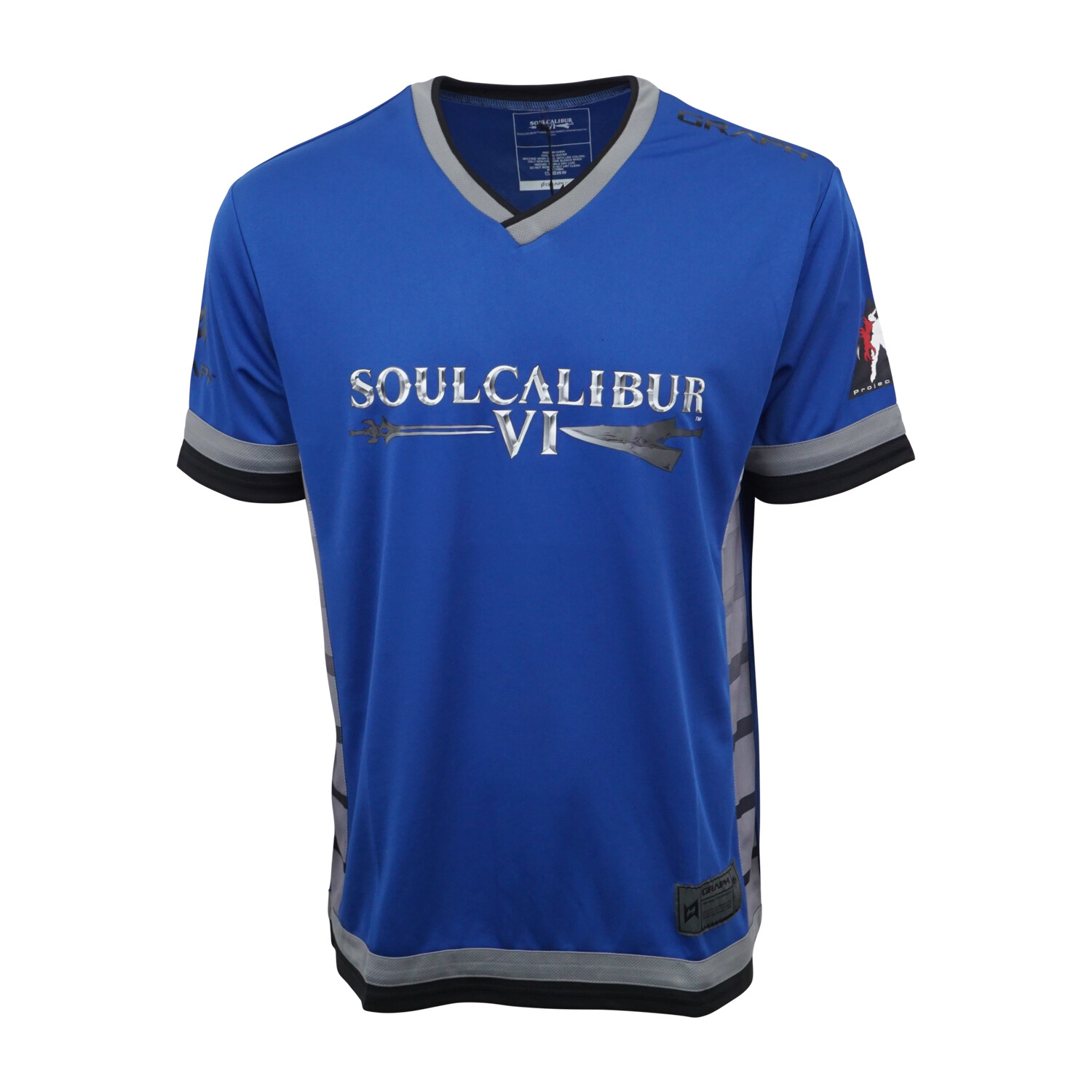 

Мужской джерси Soulcalibur VI Graph, аутентичная лицензия на видеоигру, Синий