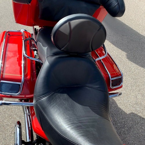 Plug-In Driver Rider Backrest For Harley Touring Road King Street Glide 1997-24