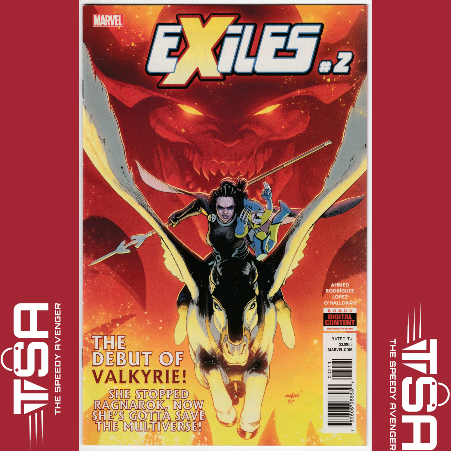 EXILES #2 (Vol 3 2018) Key Issue! Captain Carter Valkyrie Thor MCU Disney