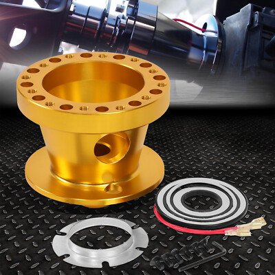 ДЛЯ 84-04 MUSTANG RANGER THUNDERBIRD ЗОЛОТОЙ АДАПТЕР СТУПИЦЫ РУЛЕВОГО КОЛЕСА BOSS KIT