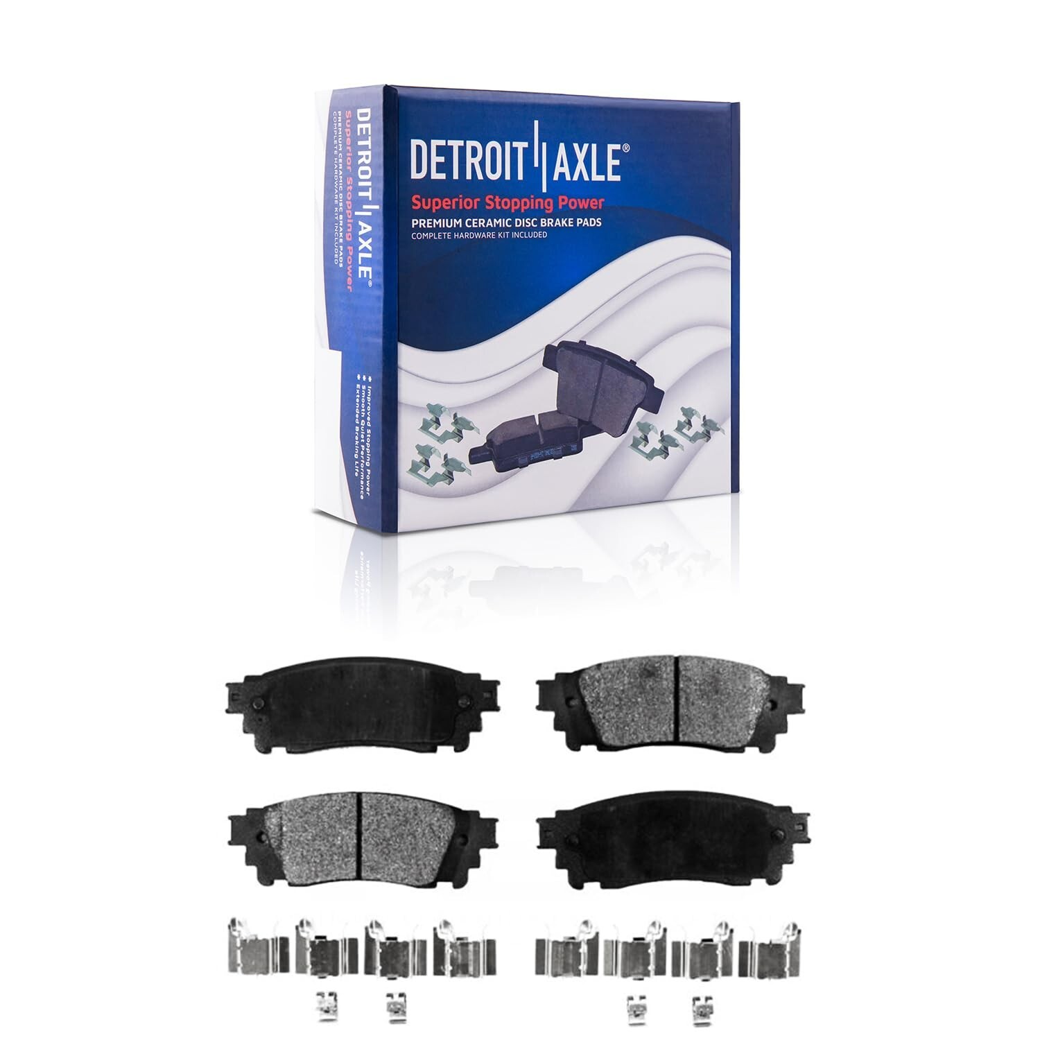 8pc Front Rear Drilled Brake Rotors Brake Pads Kit for Camry Avalon ES300H ES350